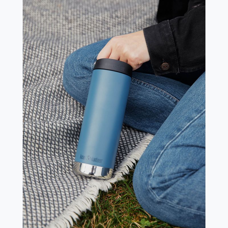 Terminis puodelis Klean Kanteen TKWide Cafe Cap 473 ml real teal 6
