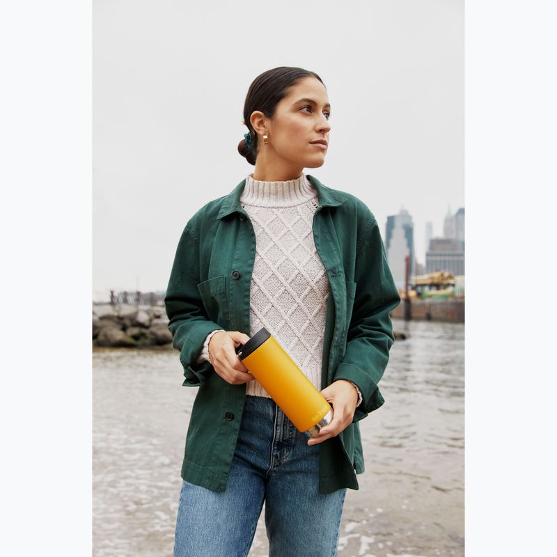 Terminis puodelis Klean Kanteen TKWide Cafe Cap 473 ml marigold 3