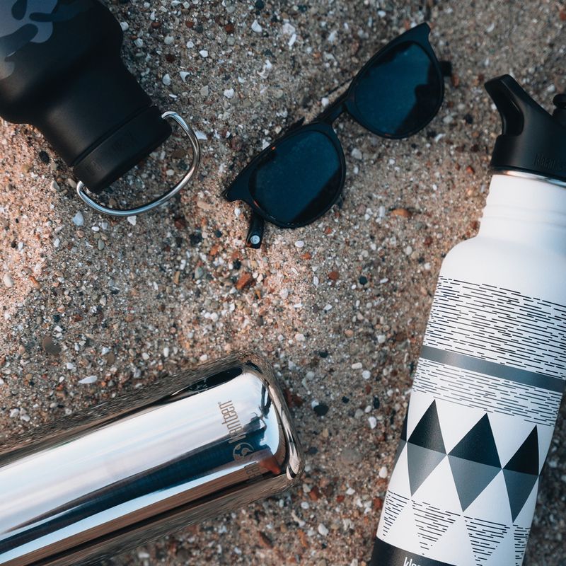 "Klean Kanteen Classic" siauras kelioninis butelis su pipirais 7