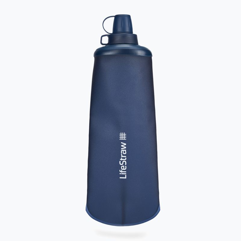 "Softflask LifeStraw Peak Squeeze" laikiklis mėlynas 2