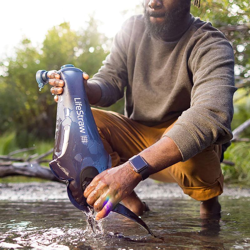 LifeStraw Peak gravitacinio vandens filtro maišelis 3 l mėlynas LSPSF3MBWW 4