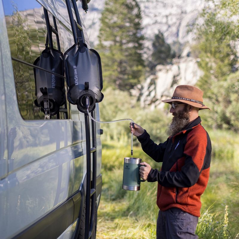 "Lifestraw Peak Large Gravity Bag" 8 l tamsiai pilkas vandens filtras 4