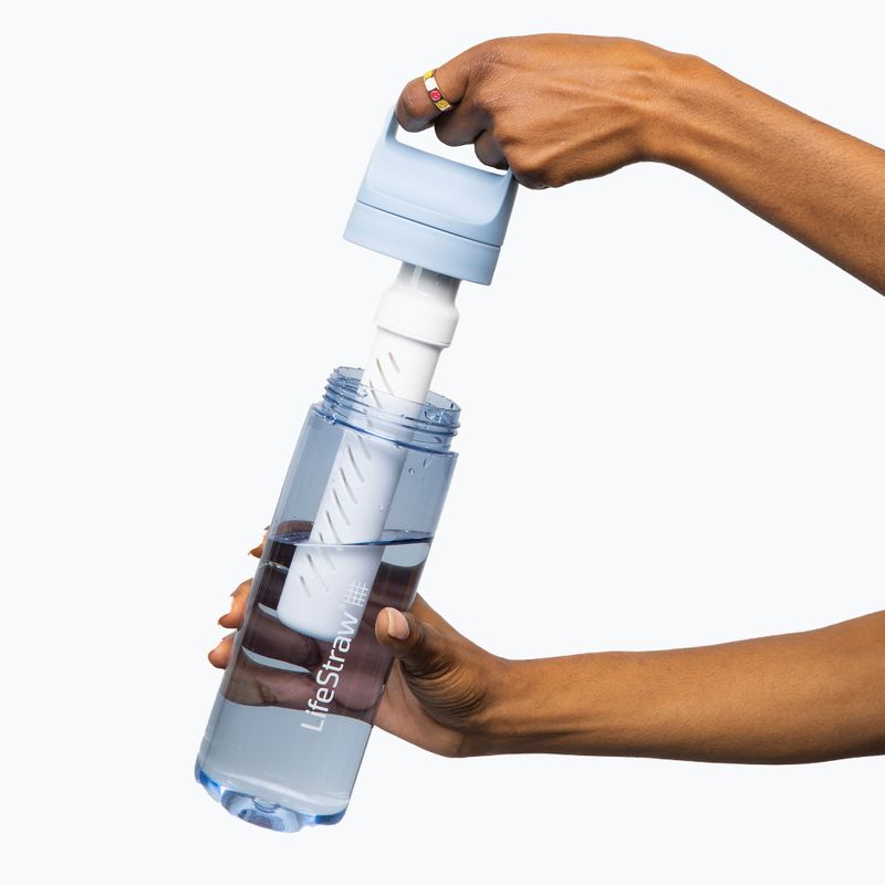 "Lifestraw Go 2.0" kelioninis buteliukas su filtru 650 ml islandiškai mėlynas 3