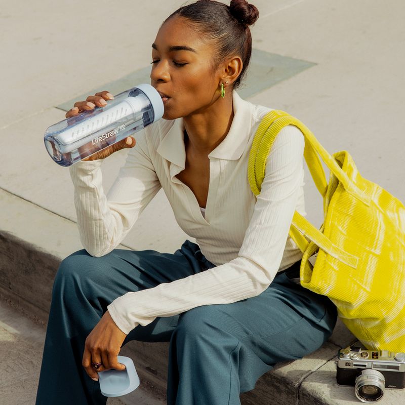 "Lifestraw Go 2.0" kelioninis buteliukas su filtru 650 ml islandiškai mėlynas 6