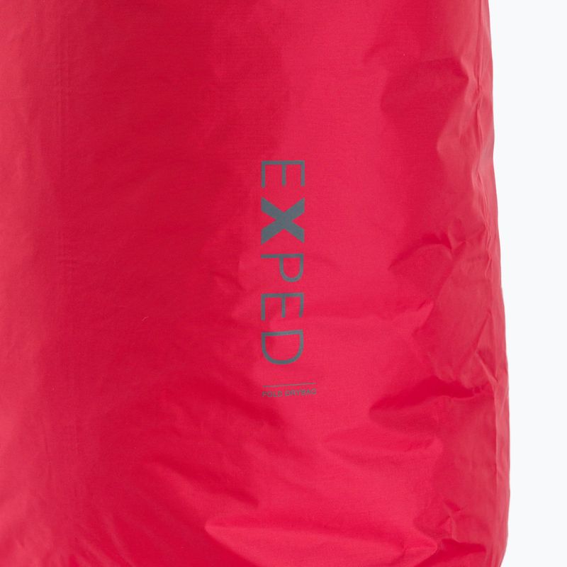 Exped Fold Drybag 22L raudonas EXP-DRYBAG neperšlampamas krepšys 2