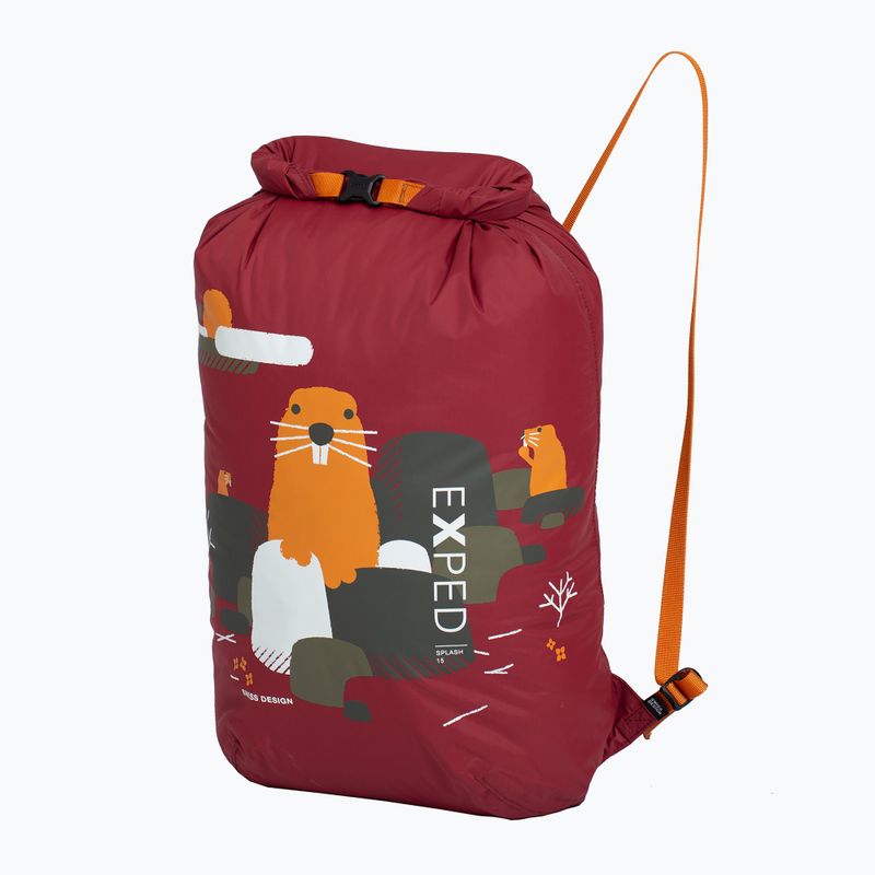 "Exped Splash" 15 l bordo spalvos vandeniui atspari kuprinė