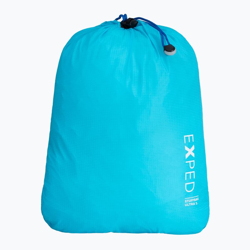 Vandeniui atsparus maišas Exped Stuffbag Ultra 3 l cyan