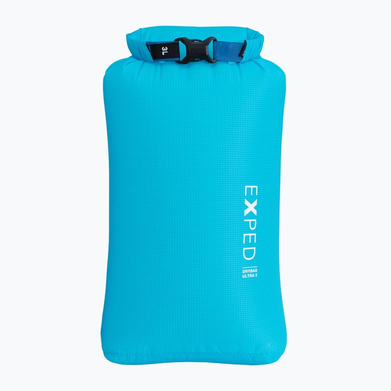 Vandeniui atsparus maišas Exped Drybag Ultra 3 l cyan