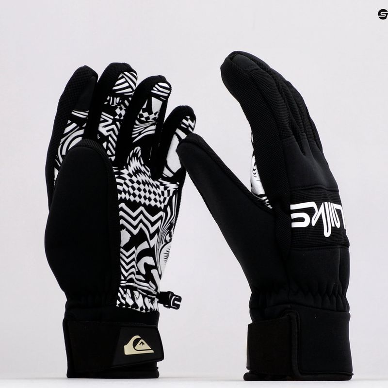 Quiksilver Method vyriškos snieglenčių pirštinės juodos spalvos EQYHN03154 5