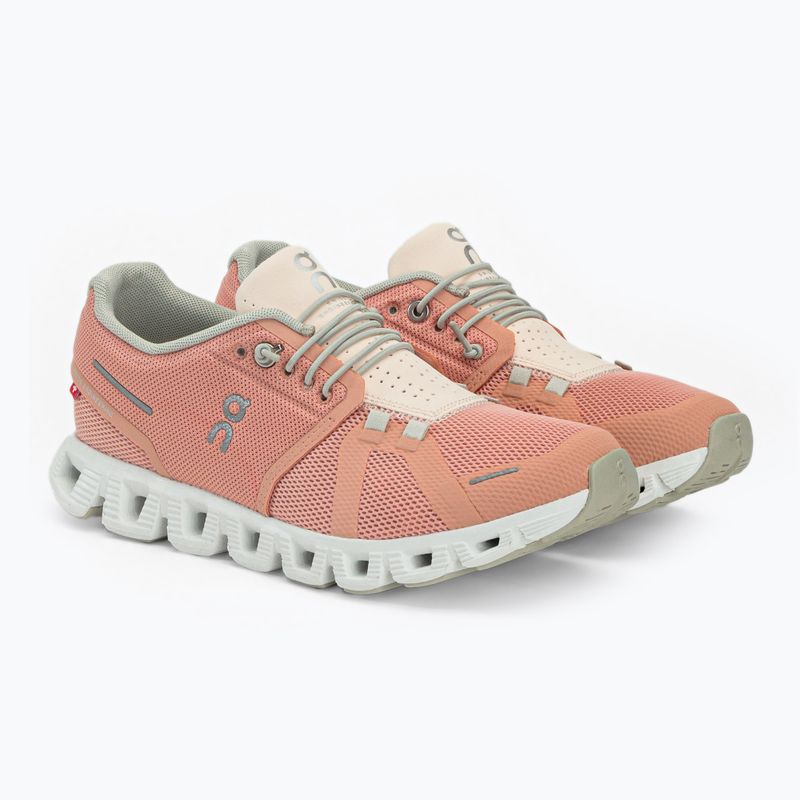 Moteriški bėgimo bateliai On Cloud 5 pink 5998556 4