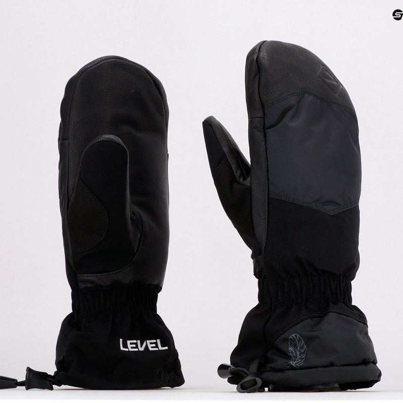 Vyriškos snieglenčių pirštinės Level Yeti Mitt black 2085 7