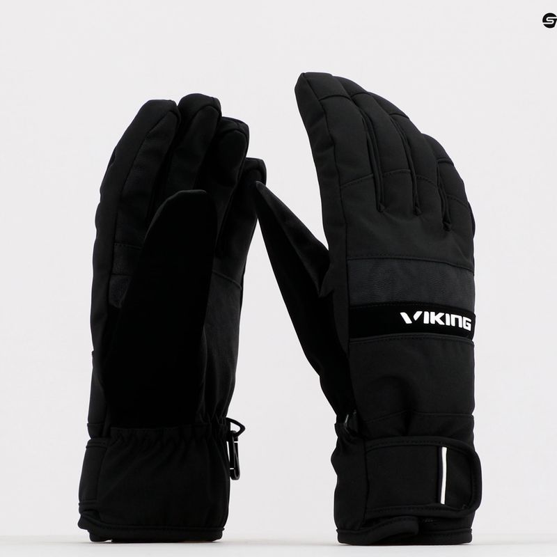 Vyriškos slidinėjimo pirštinės Viking Masumi, juodos 110231464 09 9