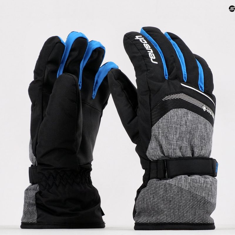 Reusch Bolt GTX vaikiškos slidinėjimo pirštinės juodos/pilkos spalvos 49/61/305/7687 6