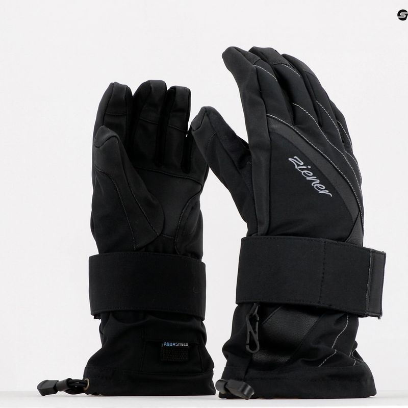 Moteriškos snieglenčių pirštinės ZIENER Milana As black 801723.12 6