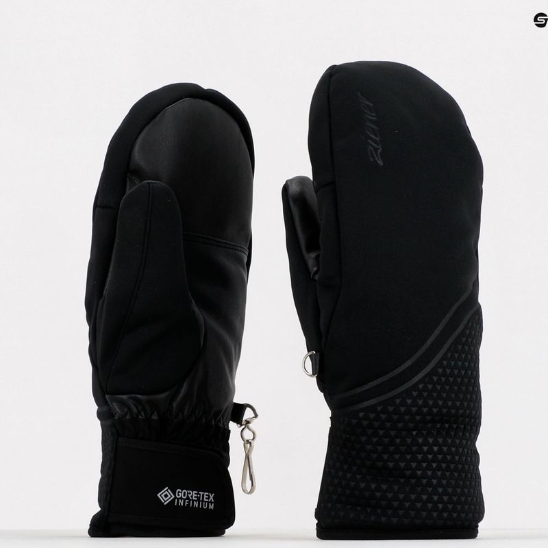 Moteriškos snieglenčių pirštinės ZIENER Kantala Gtx Inf Mitten black 801157.12 6