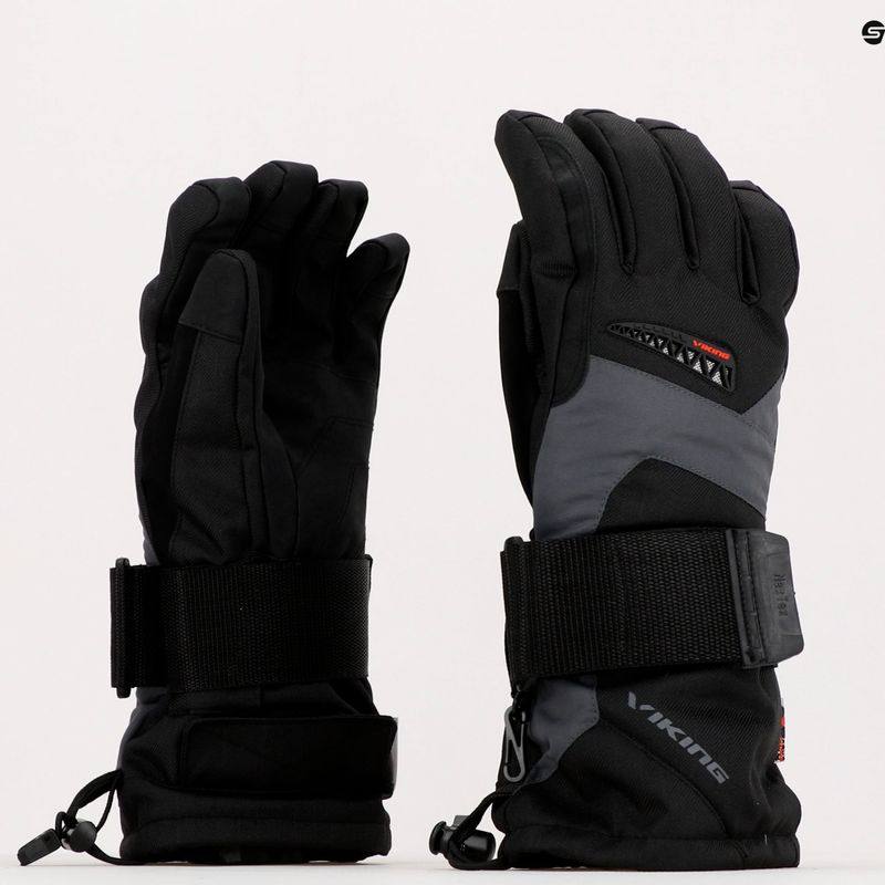 Vyriškos snieglenčių pirštinės Viking Trex Snowboard grey 161/19/2244/08 10