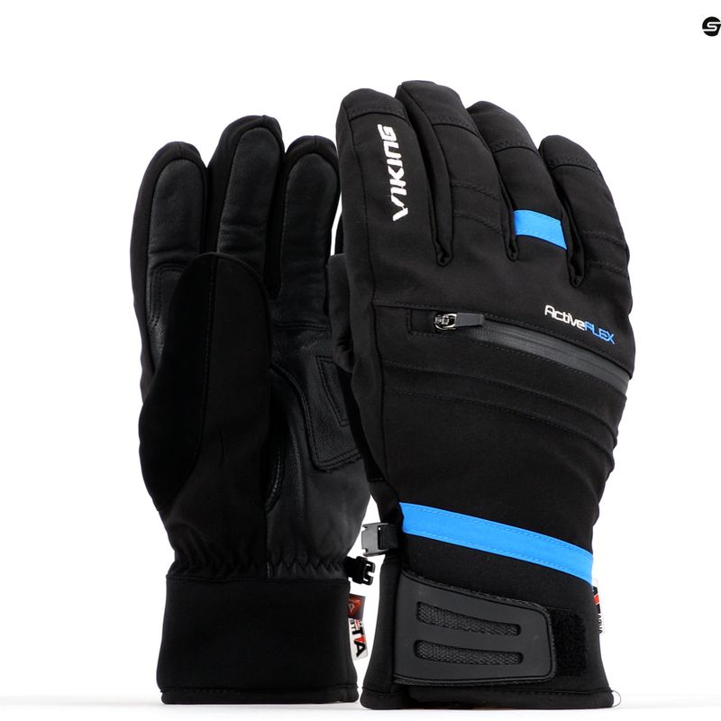 Vyriškos slidinėjimo pirštinės Viking Kuruk Ski blue 112161285 15 8