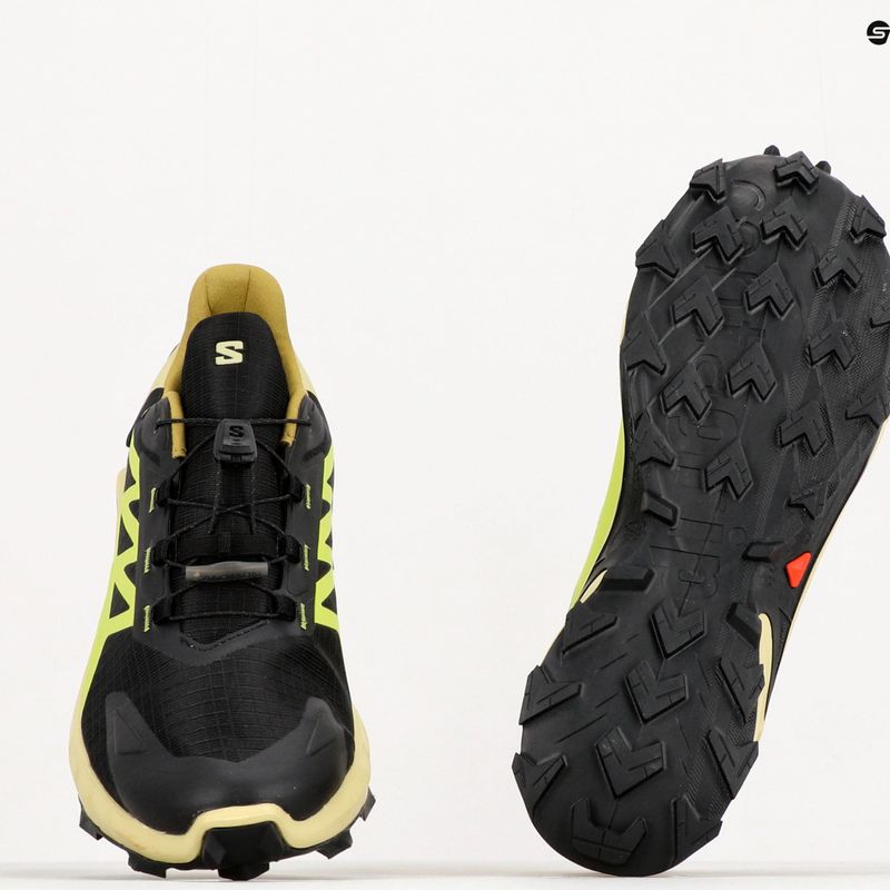 Salomon Supercross 4 GTX vyriški bėgimo bateliai black/green L41731700 14
