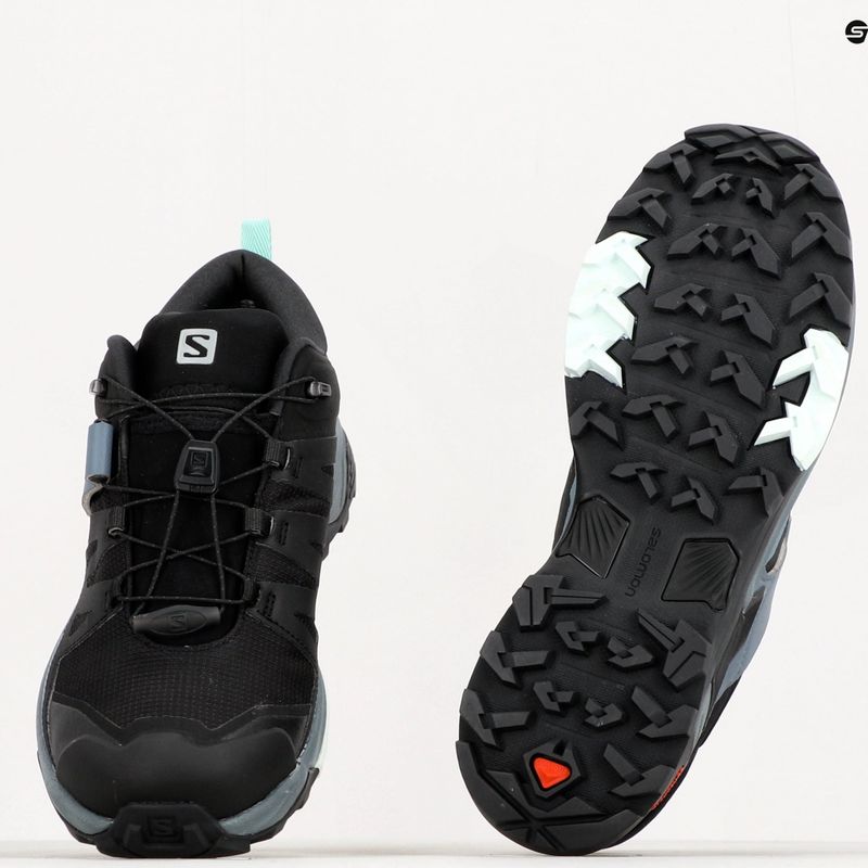 Moteriški trekingo batai Salomon X Ultra 4 GTX black-blue L41289600 12