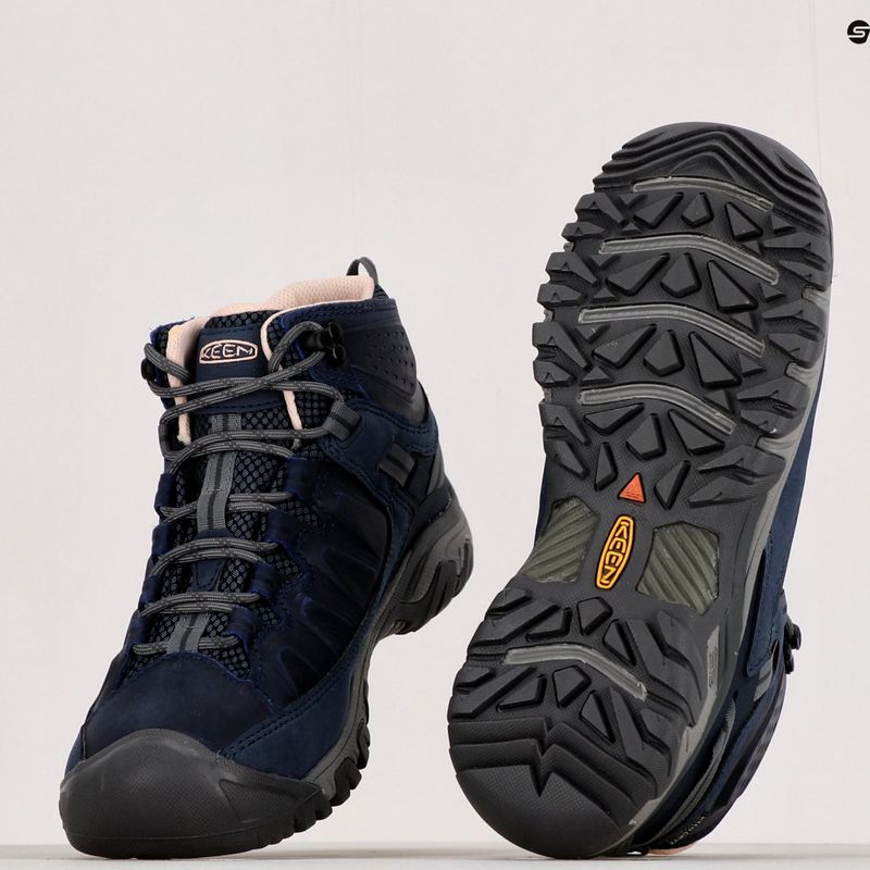 Moteriški trekingo batai KEEN Targhee III Mid navy blue 1026863 11