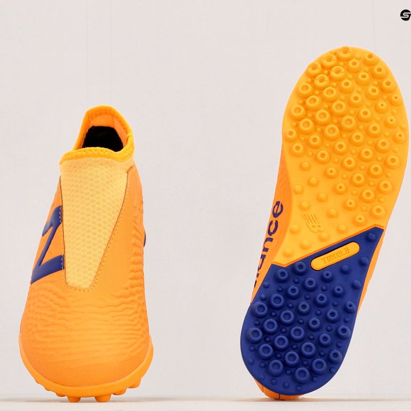 Vaikiški futbolo bateliai New Balance Tekela V3+ Magique TF oranžiniai JST3TD35.M.055 10