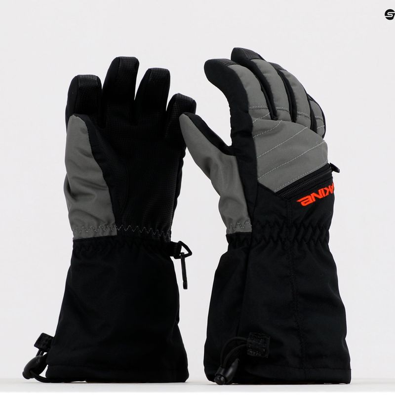 Dakine Tracker vaikiškos snieglenčių pirštinės pilkos D10003189 6