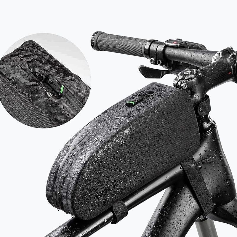 Rockbros dviračio rėmo krepšys AS-019 1,5 l juodas 9