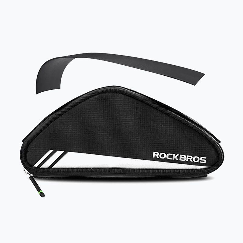 "Rockbros B55-BK" 0,7 l juodos spalvos krepšys dviračio rėmui 3