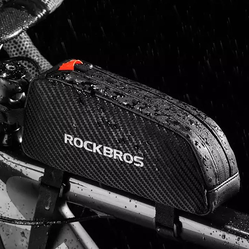 "Rockbros" krepšys dviračio rėmui 1 l juodas 8