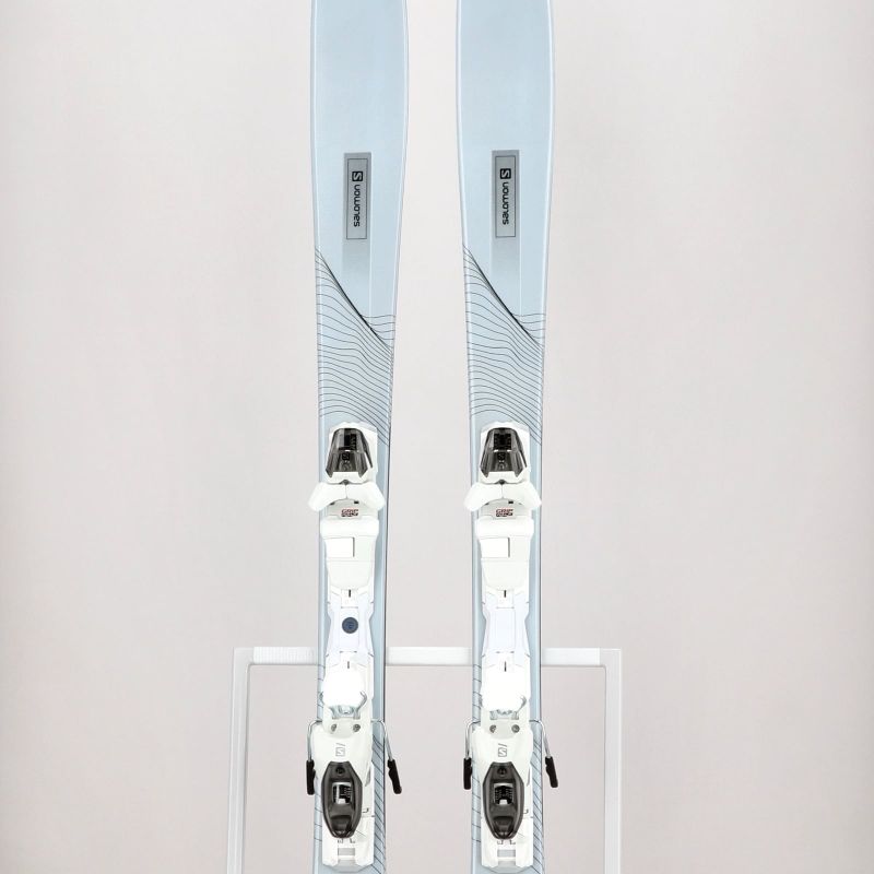 Moteriškos kalnų slidės Salomon Stance W80 + M10 GW white L41494000/L4113260010 10