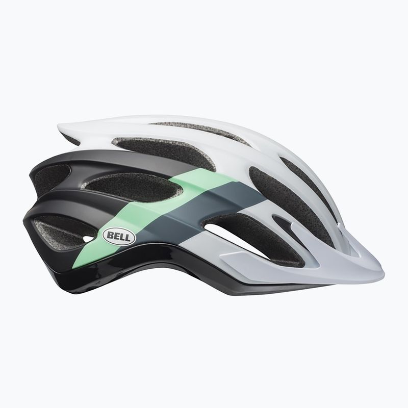 Dviračio šalmas Bell Drifter matte gloss white black/mint 2