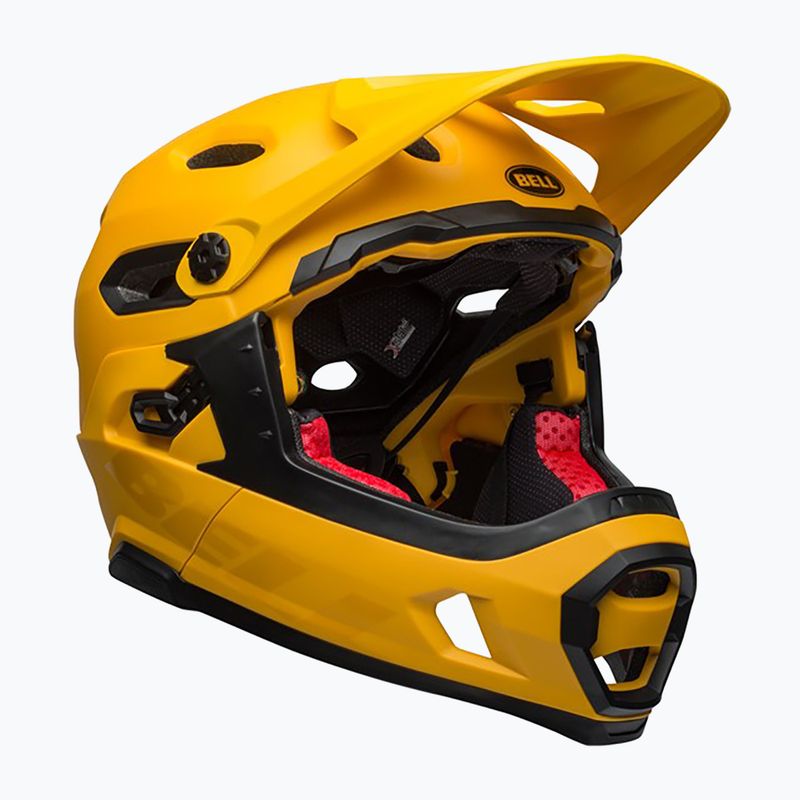 Dviračio šalmas Bell FF Super DH MIPS Spherical matte gloss yellow/black