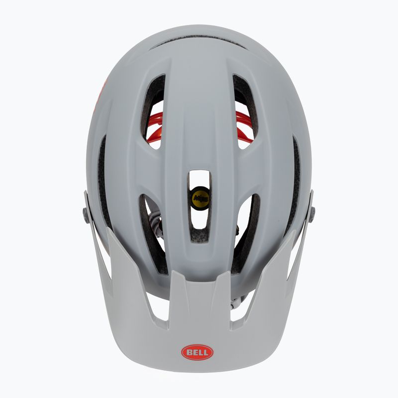 Dviračio šalmas Bell 4Forty Integrated MIPS matte gloss gray/crimson 6