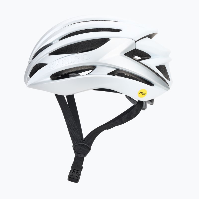 Dviračio šalmas Giro Syntax Integrated MIPS matte white/silver 3