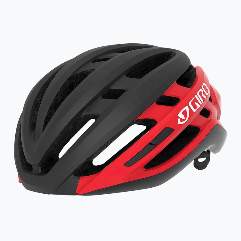 Dviračio šalmas Giro Agilis Integrated MIPS matte black/bright red