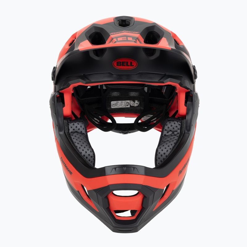 Dviračio šalmas Bell FF Super DH MIPS Spherical fasthouse matte gloss red/black 2
