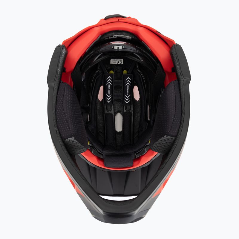 Dviračio šalmas Bell FF Super DH MIPS Spherical fasthouse matte gloss red/black 5