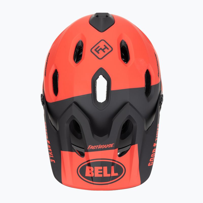 Dviračio šalmas Bell FF Super DH MIPS Spherical fasthouse matte gloss red/black 6