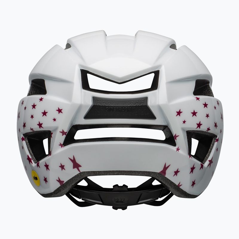 Vaikiškas dviračio šalmas Bell Sidetrack II Integrated MIPS white stars 3