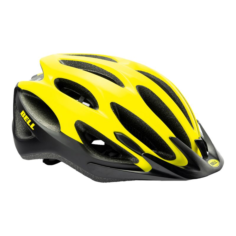 Bell Traverse matinės juodos spalvos hi-viz dviratininko šalmas