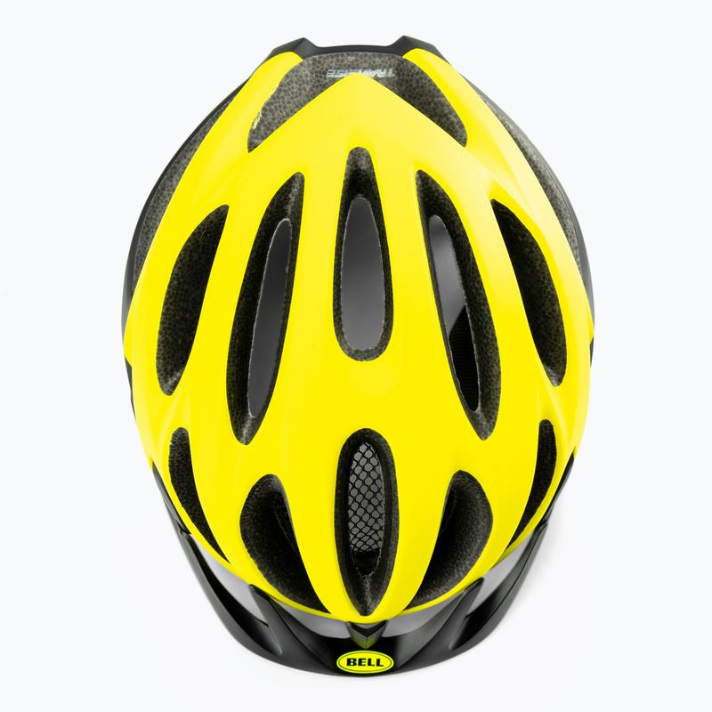 Bell Traverse matinės juodos spalvos hi-viz dviratininko šalmas 6
