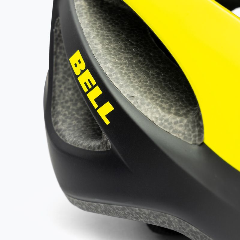Bell Traverse matinės juodos spalvos hi-viz dviratininko šalmas 7