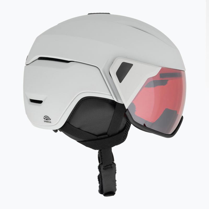 Slidinėjimo šalmas Giro Orbit Spherical matte light grey/vivid ember 4
