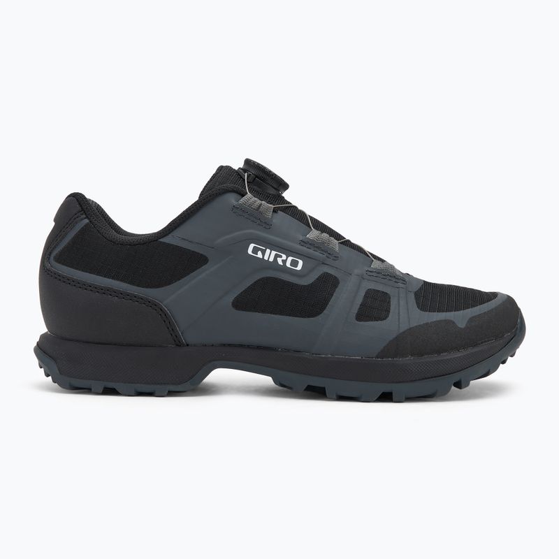 Dviračių batai MTB vyriški Giro Gauge Boa dark shadow/black 2