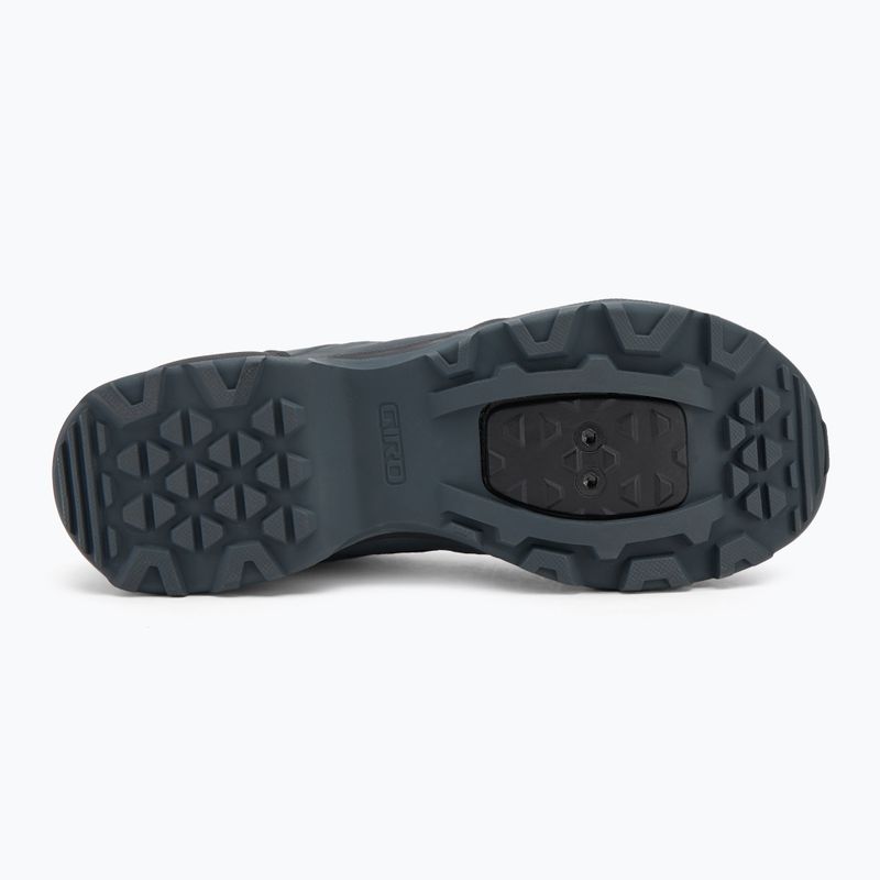 Dviračių batai MTB vyriški Giro Gauge Boa dark shadow/black 4