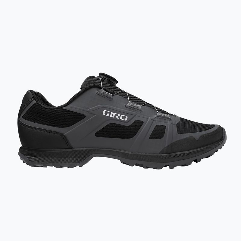 Dviračių batai MTB vyriški Giro Gauge Boa dark shadow/black
