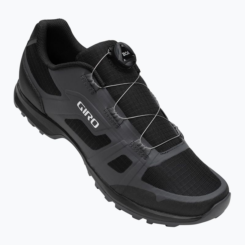Dviračių batai MTB vyriški Giro Gauge Boa dark shadow/black 2