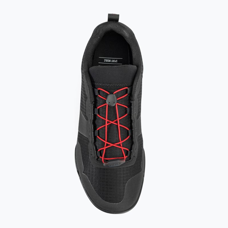 Vyriški platforminiai dviračių batai Giro Tracker Fastlace black/bright red 6