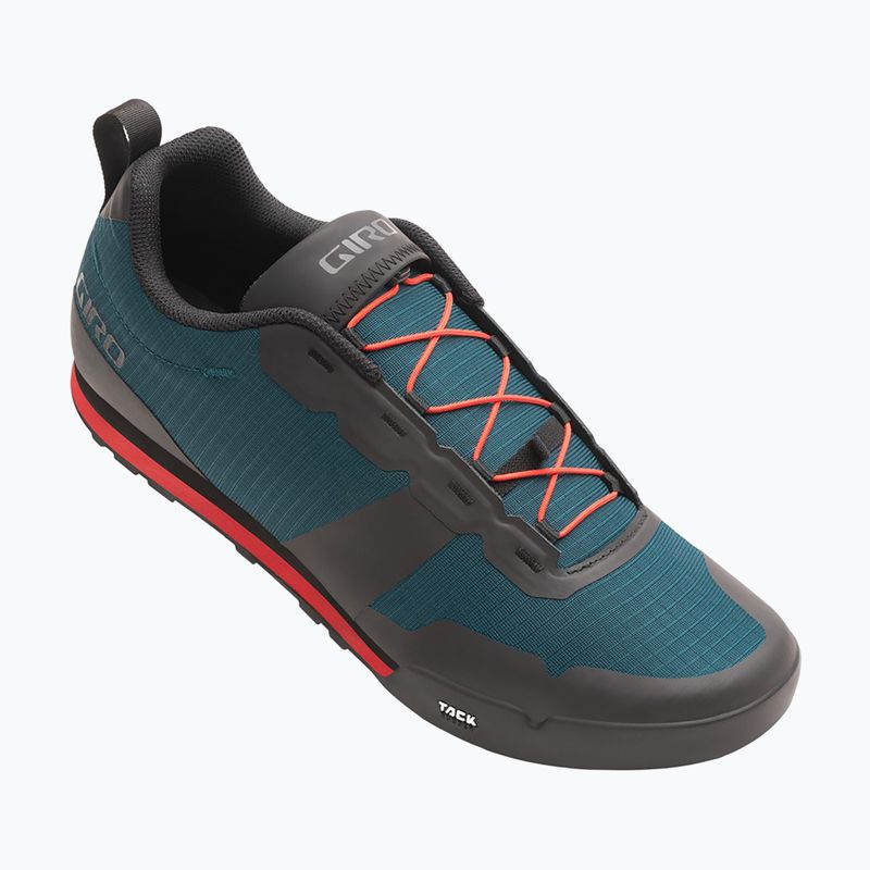 Vyriški platforminiai dviračių batai Giro Tracker Fastlace harbor blue/bright red 2
