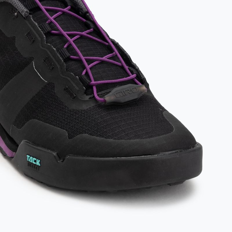 Moteriški platforminiai dviračių bateliai Giro Tracker Fastlace black/throwback purple 7